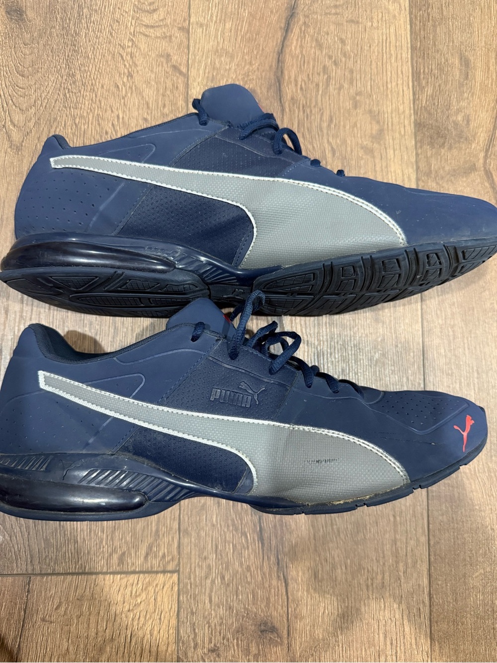 Puma Navy and Gray Low-Top Men's Sneakers size U.S. 13